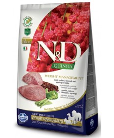 Farmina N&D Quinoa Weight Management con Agnello per Cani da 2,5 kg