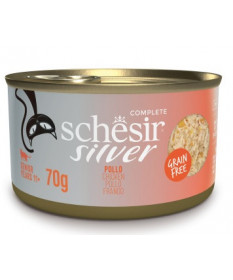 Schesir Silver per Gatti Senior Filetti in Brodo da 70 gr