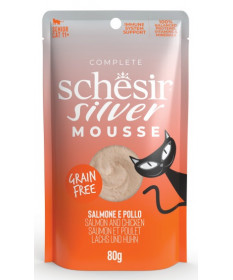 Schesir Silver per Gatti Senior Mousse bst da 80 gr