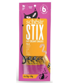 Schesir Stix Snack Cremoso per gatti da 6x15 gr