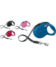 Flexi Original New Classic Guinzaglio a Fettuccia 5 MT per Cani M