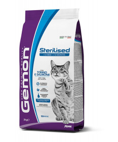 Gemon per Gatti Sterilizzati con Tonno e Salmone da 2 Kg 