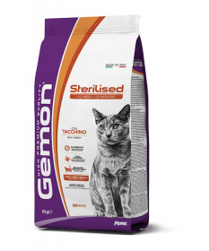Gemon per Gatti Sterilizzati con Tacchino da 2 Kg 