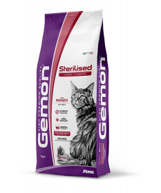 Gemon per Gatti Sterilizzati con Manzo da 7 Kg 