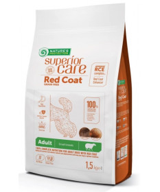 Nature’s Protection Superior Care Red Coat per Cani Adult Mini con Agnello da 1,5kg