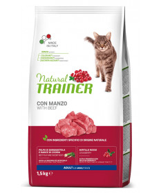 Trainer Natural per Gatto Adult con Manzo da 1,5 Kg