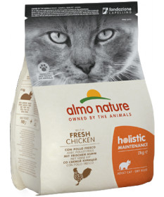 Almo Nature Holistic per Gatto Adult con Pollo e Riso da 2Kg