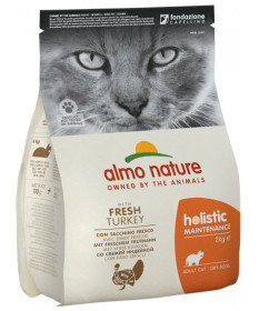 Almo Nature Holistic per Gatto Adult con Tacchino e Riso da 2Kg
