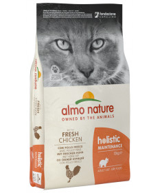 Almo Nature Holistic per Gatto Adult con Pollo e Riso da 12Kg