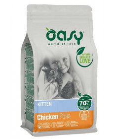 Oasy per Gatto Kitten con Pollo da 1,5 Kg
