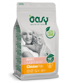 Oasy Light in Fat per Gatto Adult da 1,5 Kg