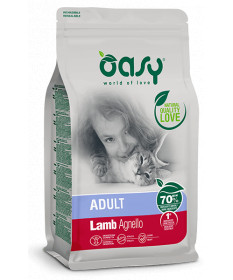 Oasy per Gatto Adult con Agnello da 1,5 Kg