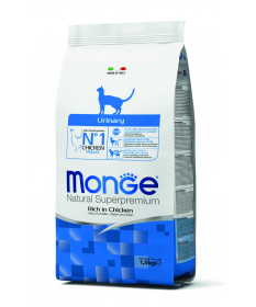 Monge Natural Superpremium Urinary per Gatto Ricco di Pollo da 1,5 Kg