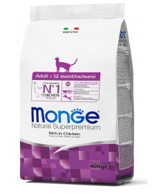 Monge Natural Superpremium per Gatto Adult con Pollo da 400 gr
