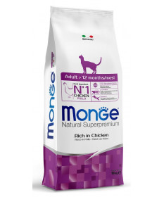 Monge Natural Superpremium per Gatto Adult con Pollo da 10Kg