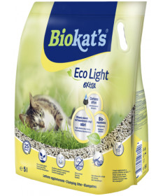 Lettiera Biokat's Eco Light Extra con carbone attivo da 5 lt
