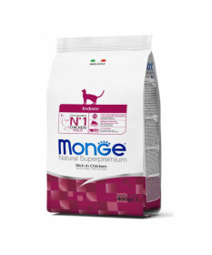 Monge Natural Superpremium Indoor per Gatto Ricco di Pollo da 400 gr