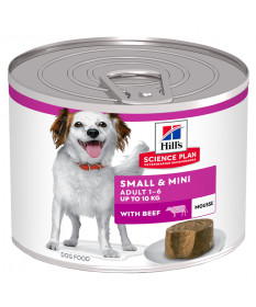 Hill's Science Plan Mousse per Cani Adult Small&Mini con Manzo da 200 gr