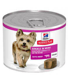 Hill's Science Plan Mousse per Cani Mature Small&Mini con Manzo da 200 gr