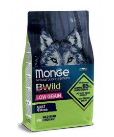 Monge Natural Superpremium Bwild Low Grain per Cane Adult All Breeds con Cinghiale da 2,5 Kg
