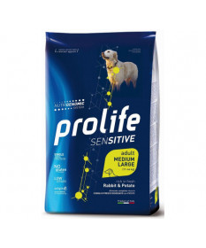 Prolife Sensitive per Cani Adult Medium Large con Coniglio e Patate da 10 Kg