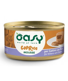 Oasy Natural Per Gattini con Mousse da 85 g