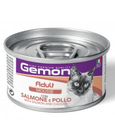 Gemon per Gatti Adult Mousse con Salmone e Pollo da 85 gr