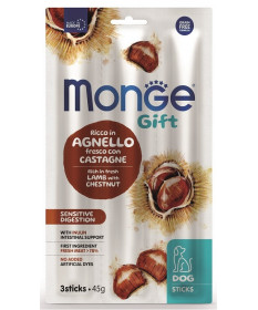 Monge Gift Sticks per Cani all'Agnello con Castagne da 3 pz