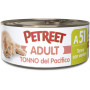 Petreet Natura Tonno del Pacifico Gatto Umido da 70 gr