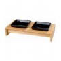 Trixie Set 2 Ciotole in Ceramica con Supporto per Cani da 5h cm
