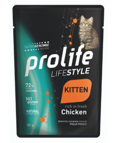 Prolife LifeStyle per Kitten con Pollo bst da 85 gr