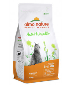 Almo Nature Anti-Hairball per Gatto Adult con Pollo e Riso 400 da gr
