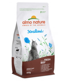 Almo Nature per Gatto Adult Sterilised con Manzo e Riso da 400gr