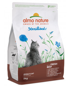 Almo Nature per Gatto Adult Sterilised con Manzo e Riso da 2Kg