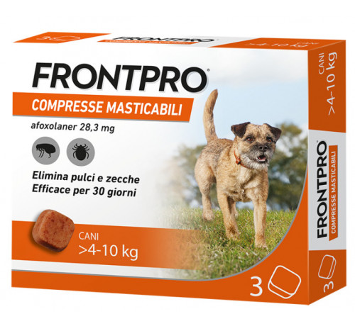 Frontpro per Cani 4-10 Kg da 3 compresse masticabili