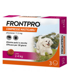 Frontpro per Cani piccoli 2-4 Kg da 3 compresse masticabili