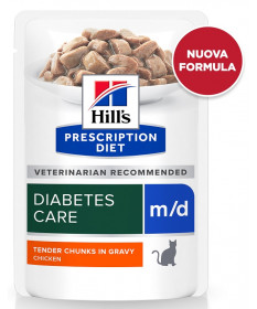 Hill's Prescription Diet m/d Diabetes Care per Gatti con Pollo bst da 85 gr