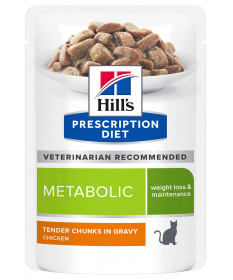 Hill's Prescription Diet Metabolic per Gatto con Pollo da 85g