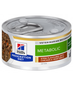 Hill's Pescription Diet Feline Metabolic Weigh Management Spezzatino con Pollo e Verdure per Gatti da 82 gr