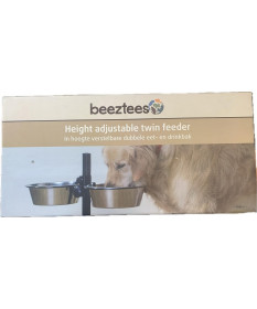 Beeztees porta ciotole con incluse 2 ciotole d. 28 cm