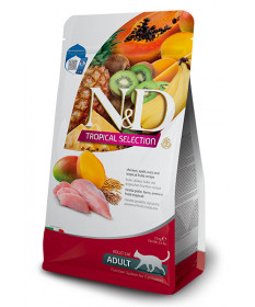 Farmina N&D Tropical Selection per Gatti Adulti con Pollo, Farro, Avena e Frutti Tropicali da 300 gr 