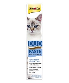 Gimcat Multi-Vitamin Duo-Paste 12 Vitamins con Tonno da 100g