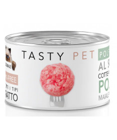 Tasty Pet Polpette al Sugo con Pollo, Maiale, Ananas e Carote per Gatti da 50 gr