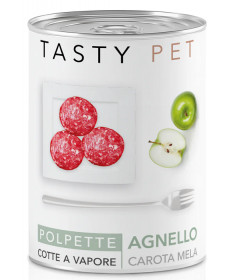 Tasty Pet Polpette al Sugo con Agnello, Maiale e Zucca per Gatti da 130 gr