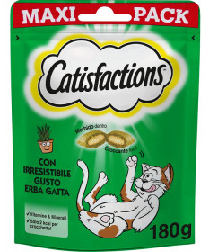 Catisfactions Maxi Pack per Gatti con Erba Gatta da 180 gr