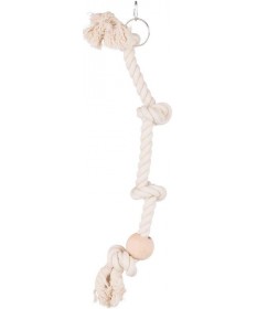 Trixie Corda in Cotone per Arrampicarsi per Parrocchetti e Pappagalli da 60 cm