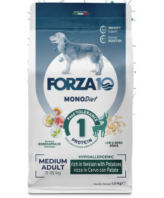 Forza10 Diet per Cane Medium con Cervo e Patate da 12 Kg