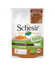 Schesir Bio per Gatto Adult Sterilized in Busta da 85g