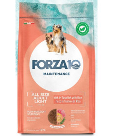 Forza10 Maintenance per Cane Light All Breeds con Tonno e Riso da 12,5 kg