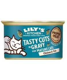 Lily's Kitchen Tasty Cuts in Salsa per Gatti Mature con Pollo e Pesce da 85 gr